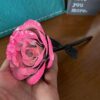 Pink Rose Metal Rose Mothers day gift